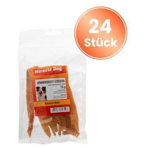 Miracle Dog Hühnerbrust Streifen 24 x 70g Produktbild