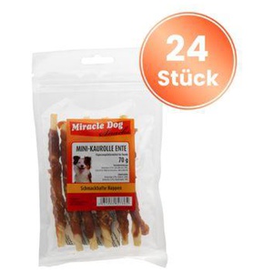 Miracle Dog MINI-Kaurolle Ente 24 x 70g Produktbild