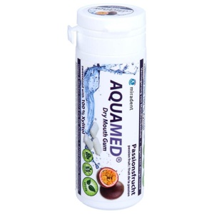 MIRADENT AQUAMED Mundtrockenheit 30 g Kaugummi Produktbild