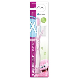 Miradent Carebrush Junior Zahnbürste 6-12 J.pink Produktbild