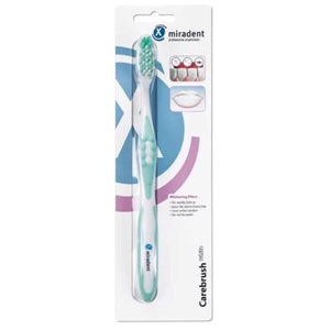 Miradent Carebrush white green Zahnbürste Produktbild