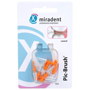 MIRADENT-Interd-Pic-Brush-Ersatzb-konisch-orange Produktbild