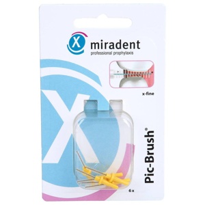 MIRADENT-Interd-Pic-Brush-Ersatzb-x-fein-gelb Produktbild