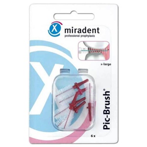 MIRADENT-Interd-Pic-Brush-Ersatzb-x-large-bordeaux Produktbild