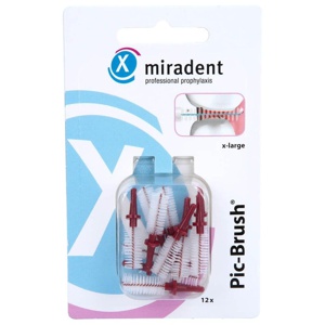 MIRADENT-Interd-Pic-Brush-Ersatzb-x-large-bordeaux Produktbild