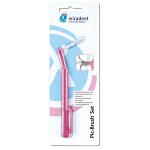 MIRADENT-Interd-Pic-Brush-Set-1Halt-1Bue-tran-pink Produktbild