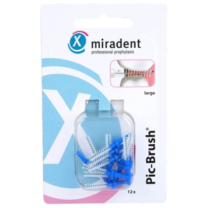 miradent Pic-Brush large Interdentalbürsten blau 12 St Produktbild
