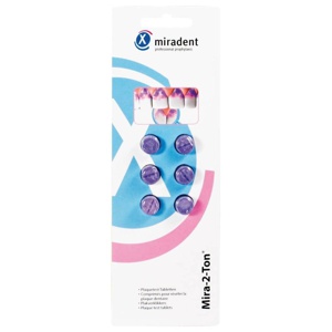 MIRADENT Plaquetest Mira-2-Ton 6 St Tabletten Produktbild