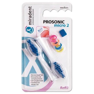 Miradent Prosonic micro 2 Refill Bürstenkopfset, 1 St n.v. Produktbild
