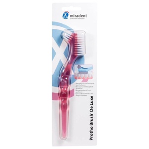 Miradent Prothesenbürste Protho Brush pink trans. Produktbild