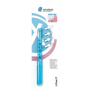 MIRADENT-Spitzbuersten-Kit-I-Prox-P-tra-blau-1H-4B Produktbild