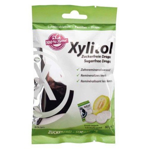 MIRADENT-Xylitol-Drops-zuckerfrei-Melon Produktbild