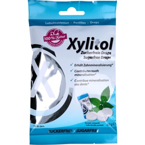 MIRADENT Xylitol Drops zuckerfrei Mint Produktbild