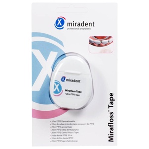 MIRADENT-Zahnseide-Mirafloss-Tape-teflonbeschicht Produktbild