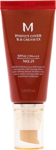 MISSHA M Perfect Cover B.B Cream Spf42 / Pa+++ No.21 Light Beige produktbilde