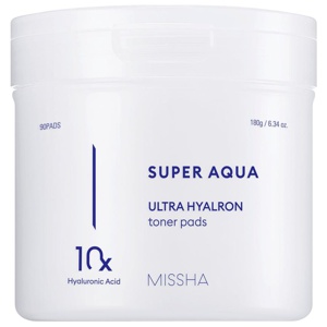 MISSHA Super Aqua Ultra Hyalron Toner Pads 180g produkt bild