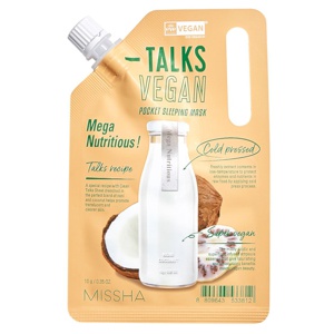 MISSHA Talks Vegan Squeeze Pocket Sleeping Mask [Mega Nutritious] 10 g produktbillede