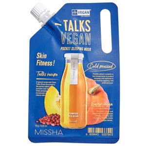 MISSHA Talks Vegan Squeeze Pocket Sleeping Mask [Skin Fitness] 10 g produktbillede
