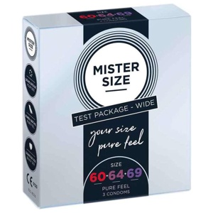 MISTER SIZE Probierpackung 60 64-69 Kondome, 3 St Kondome Produktbild
