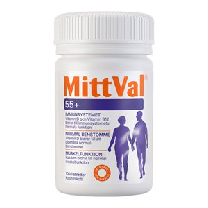 MittVal 55+ 100 tabletter
