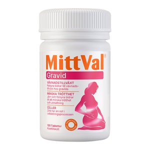 MittVal Gravid 100 tabletter produkt bild