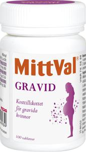 MittVal Gravid 100 tabletter produkt bild