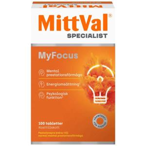 MittVal MyFocus 100 tabletter produkt bild
