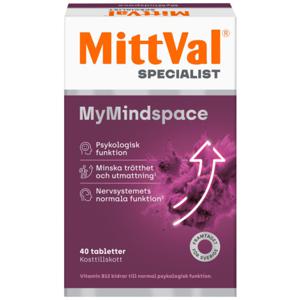 MittVal MyMindspace 40 tabletter produkt bild
