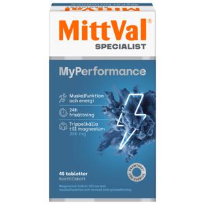 MittVal MyPerformance 45 tabletter produkt bild