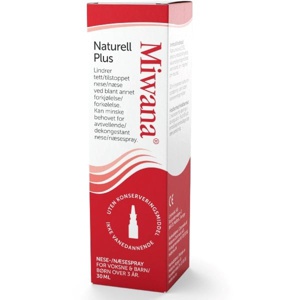 Miwana Næsespray Naturell Plus produktbillede