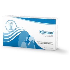 Miwana nesedråper engangspipetter 20x5 ml produktbilde