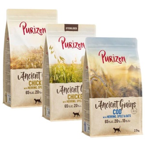 Mix-Sparpaket Purizon 3 x 2,5 kg Produktbild