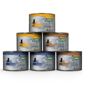 Mixpaket catz finefood Monoprotein zooplus 6 x 200 g Produktbild