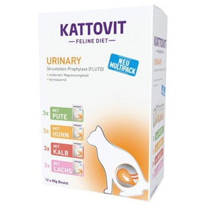 Mixpaket Kattovit Urinary Pouch 12 x 85 g Produktbild