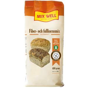 Glutenfri fiber och fullkornsmix, mjölmix, 400 gram produkt bild