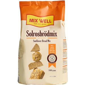 MixWell Solrosbrödmix Glutenfri 1000 g produkt bild