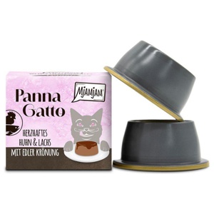 MjAMjAM Nassfutter - Panna Gatto 2 x 80g Lachs und Huhn Produktbild