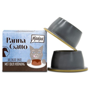 MjAMjAM Nassfutter - Panna Gatto 2 x 80g Ente Produktbild