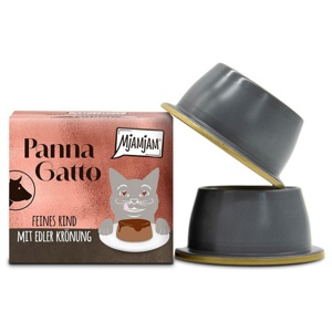 MjAMjAM Nassfutter - Panna Gatto 2 x 80g Rind Produktbild