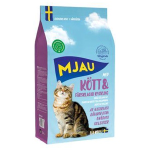 Mjau Trockenfutter mit Fleisch Produktbild