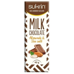 Mjölkchoklad Med Mandlar och Havssalt 40 g produkt bild