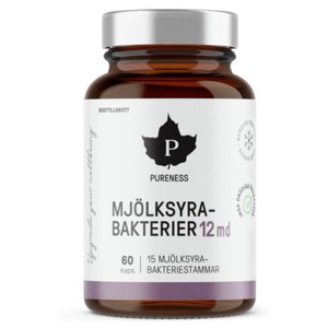 Mjölksyrabakterier 12 md 60 kapslar produkt bild