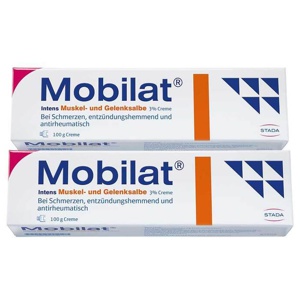 Mobilat Intens Muskel- und Gelenksalbe 3% Creme, 2x100 g Salbe Produktbild