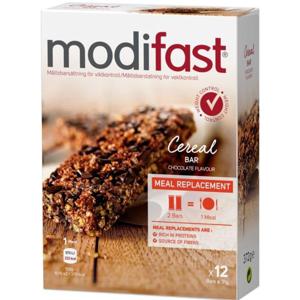 Modifast Cereal Bar Choklad 12 pack produkt bild
