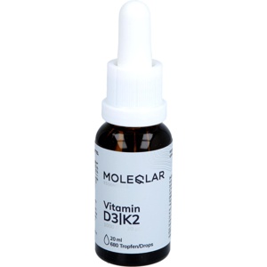 MOLEQLAR ESSENTIALS Vitamin D3/K2 20 ml Tropfen Produktbild