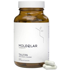 MOLEQLAR TAURIN HIGH DOSE L-TAURINE 90 St Kapseln Produktbild