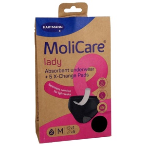 MOLICARE lady Absorbent underwear+5 Pads Gr.M Produktbild