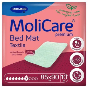 MOLICARE Premium Bed Mat Textile 7 Tropfen 85x90cm Produktbild