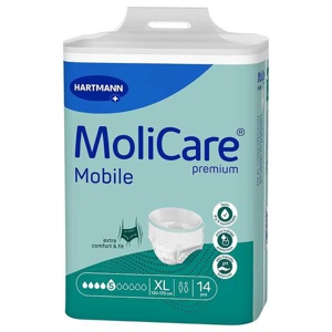 Molicare Premium Mobile 5 Tropfen Größe XL, 14 St n.v. Produktbild