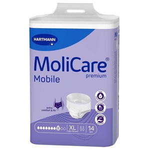 Molicare Premium Mobile 8 Tropfen Größe XL, 14 St n.v. Produktbild